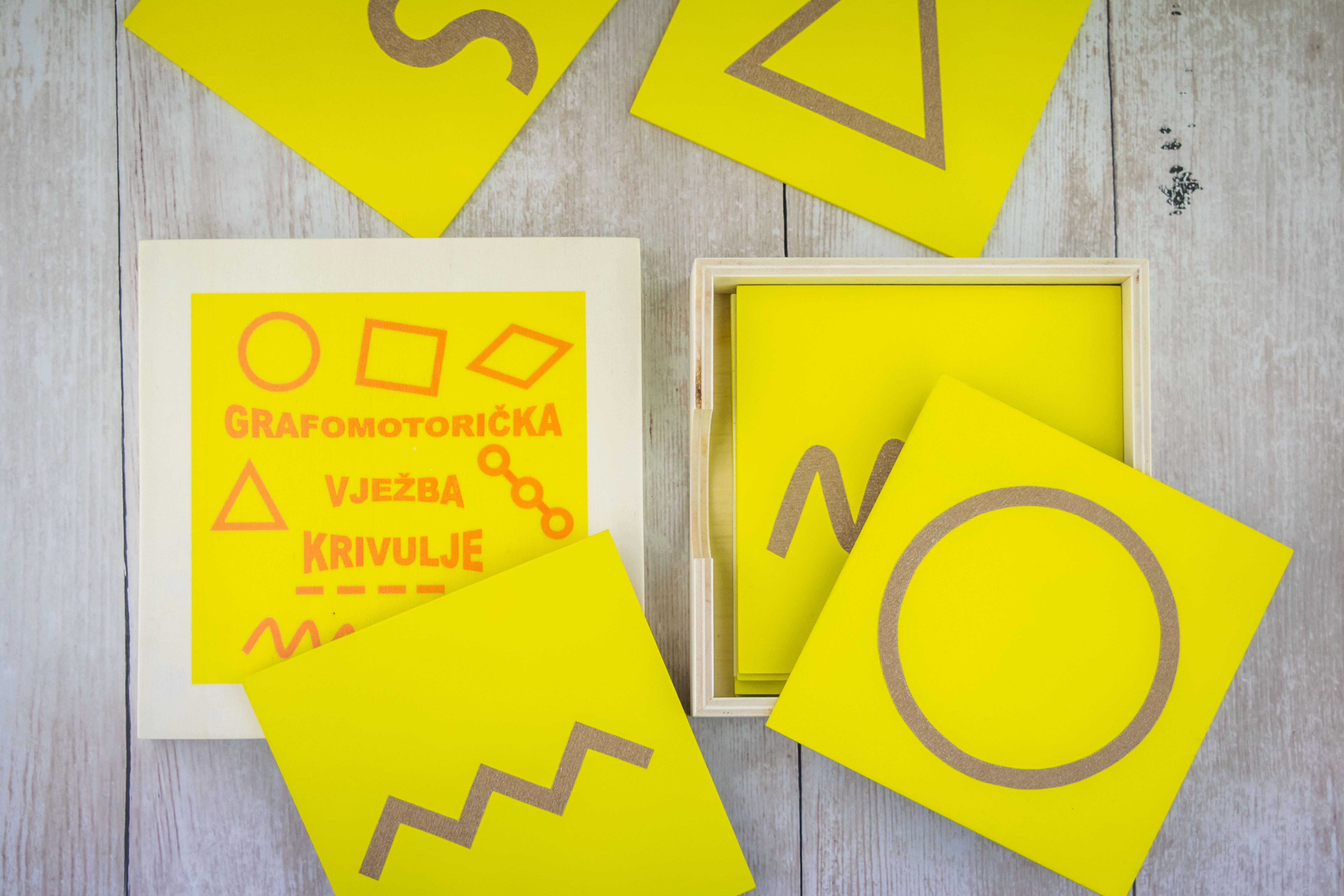 Grafomotorička vježba – krivulje