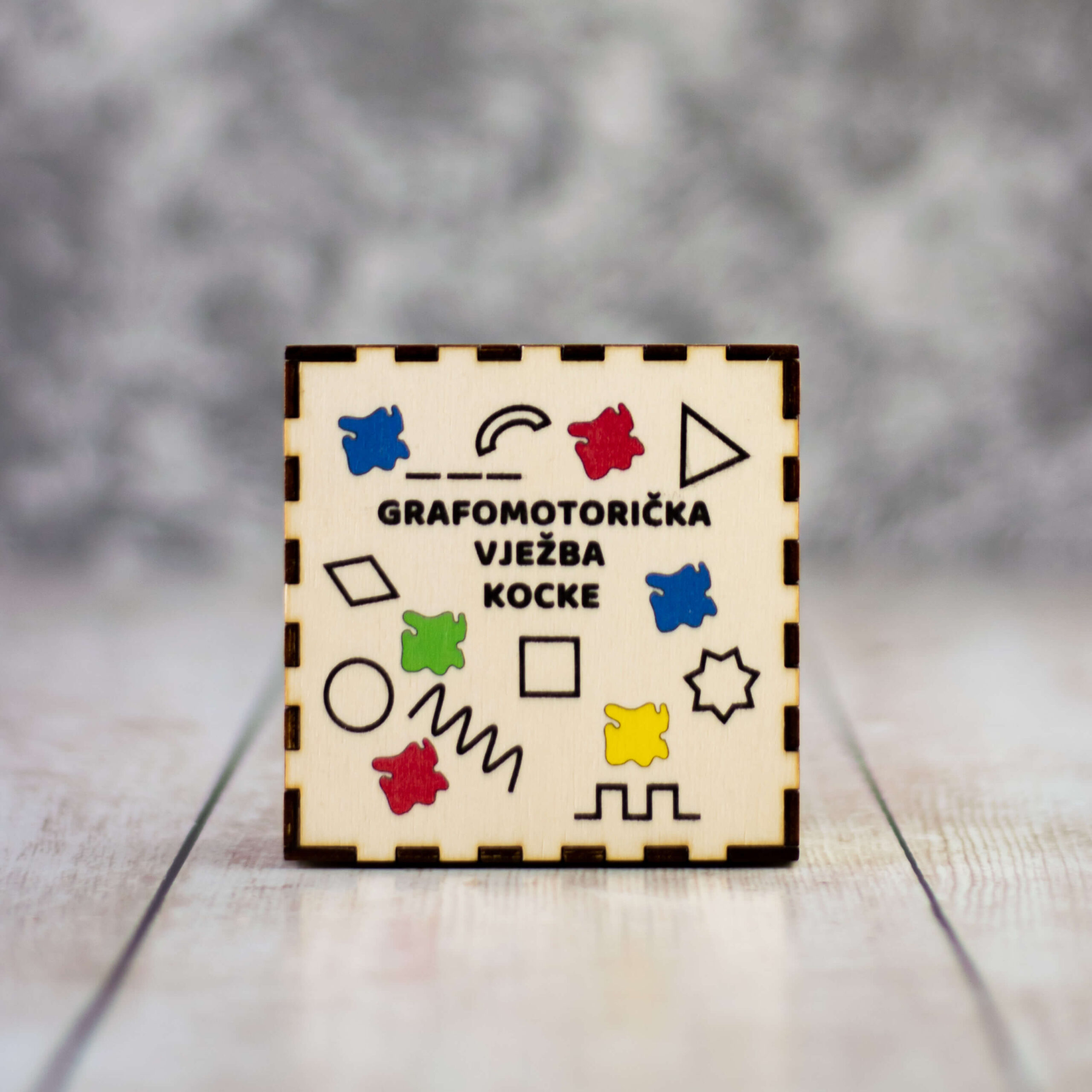 Grafomotorička vježba - kocke slika 2