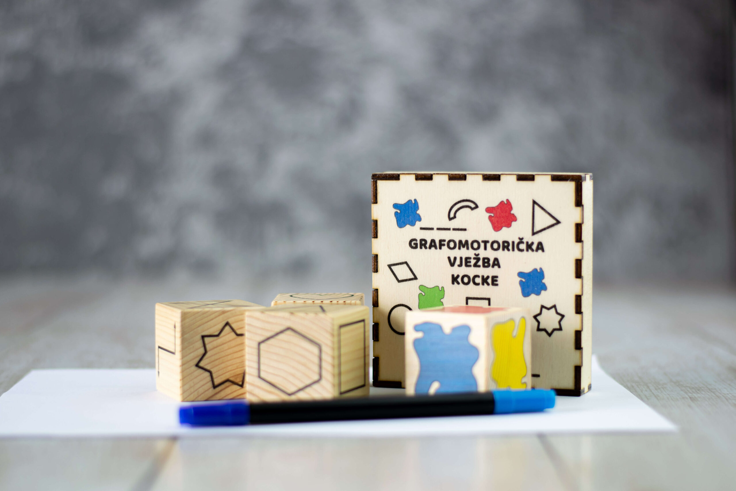 Grafomotorička vježba - kocke slika 3